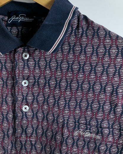 90s Jack Nicklaus Unique Purple Pattern Polo (L)