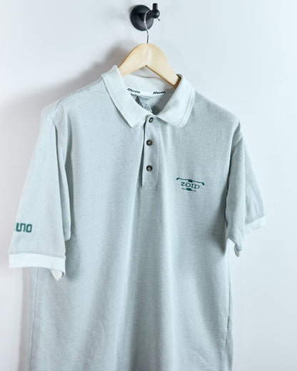 90s Mizuno (super rare) T-Zoid, White/Black Polo (M)