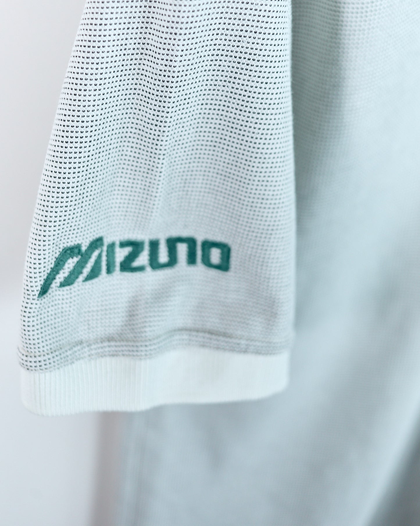90s Mizuno (super rare) T-Zoid, White/Black Polo (M)