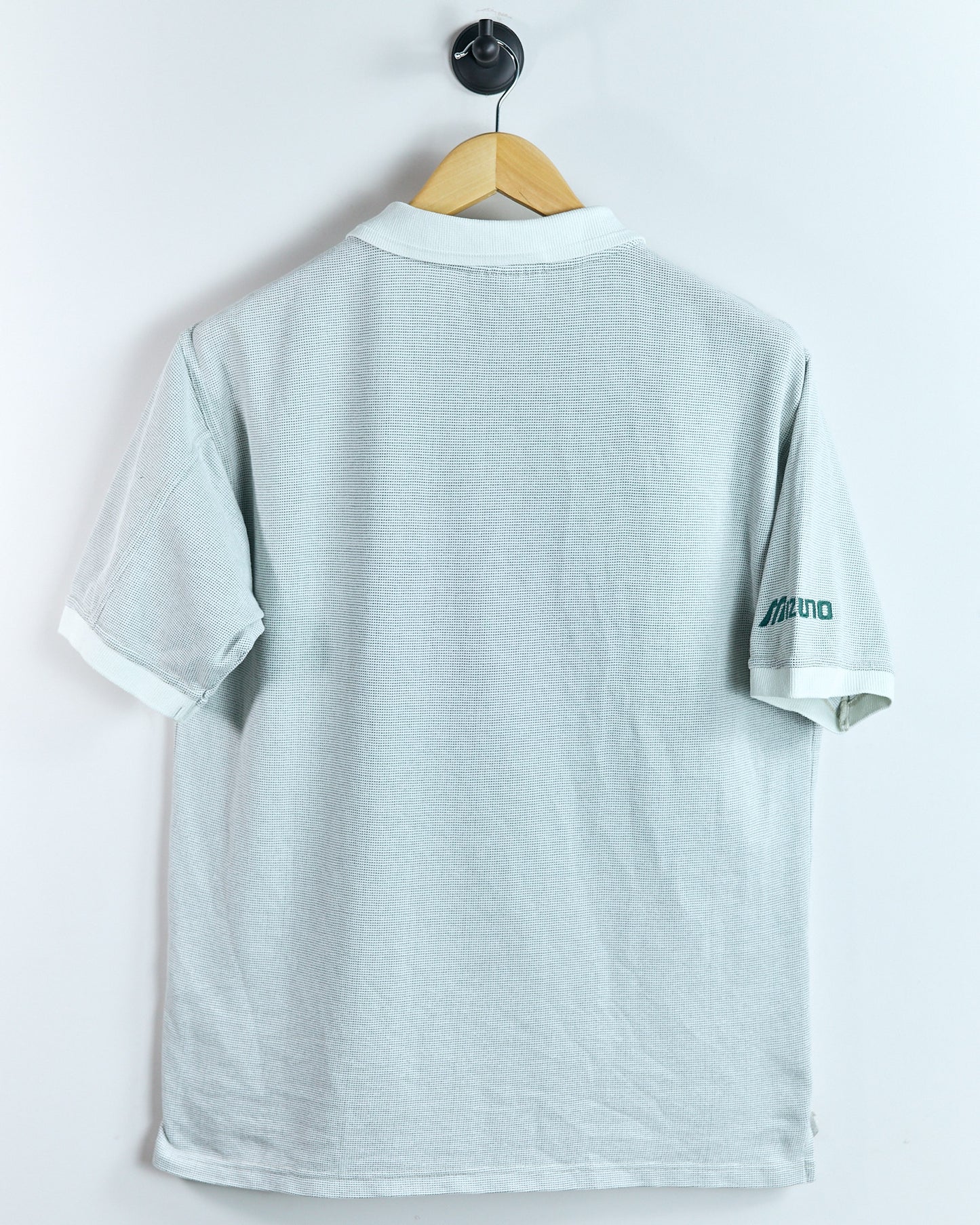 90s Mizuno (super rare) T-Zoid, White/Black Polo (M)