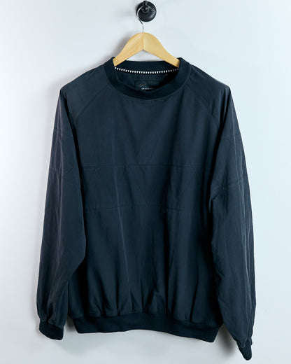 90s Greg Norman Black Crew Neck Windbreaker (L)