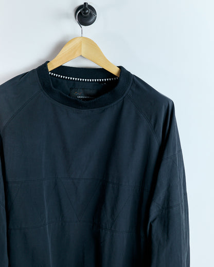 90s Greg Norman Black Crew Neck Windbreaker (L)