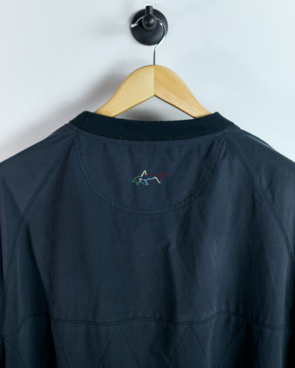 90s Greg Norman Black Crew Neck Windbreaker (L)