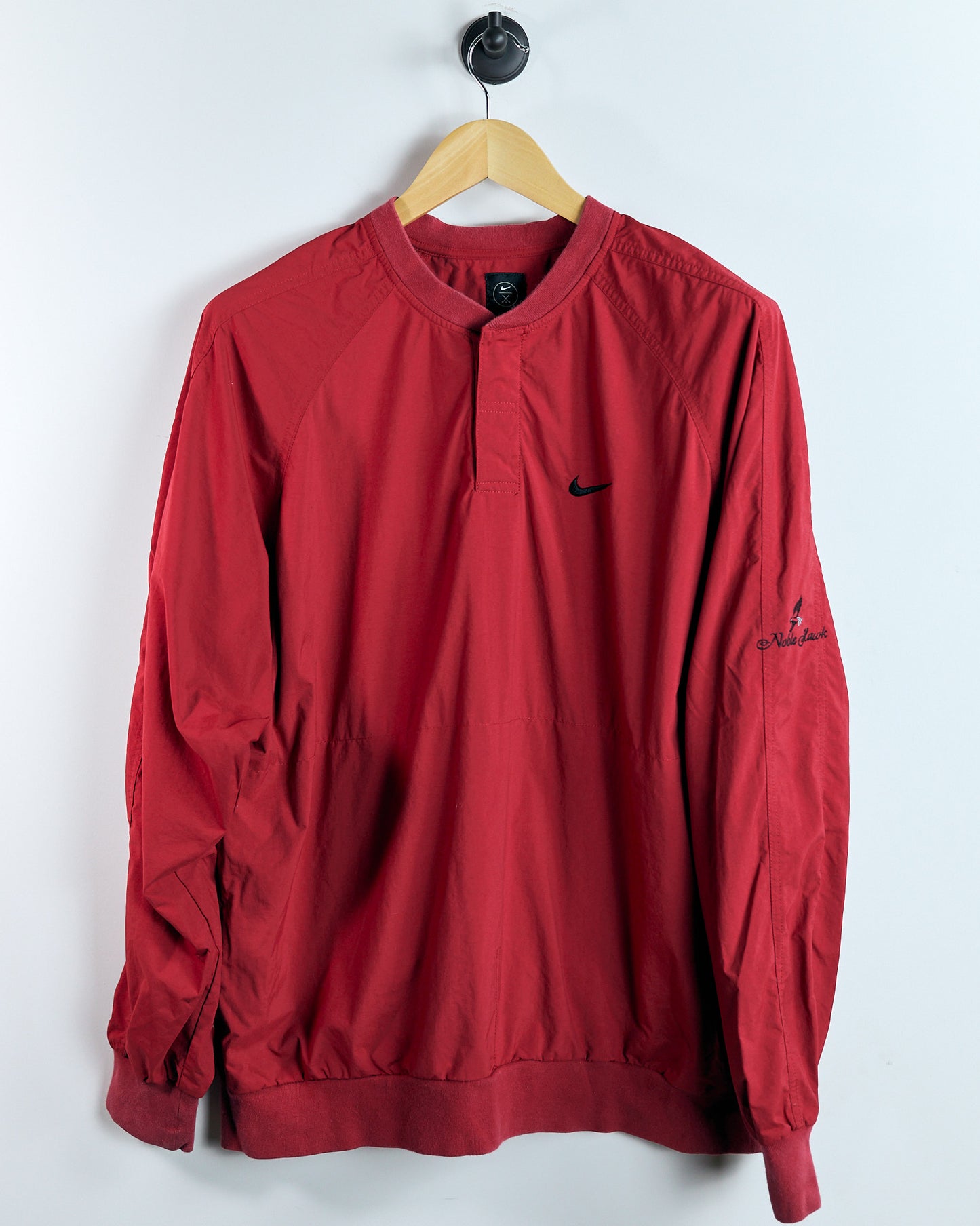 90s Nike Golf Sunday Red Popper Windbreaker Jacket (L)