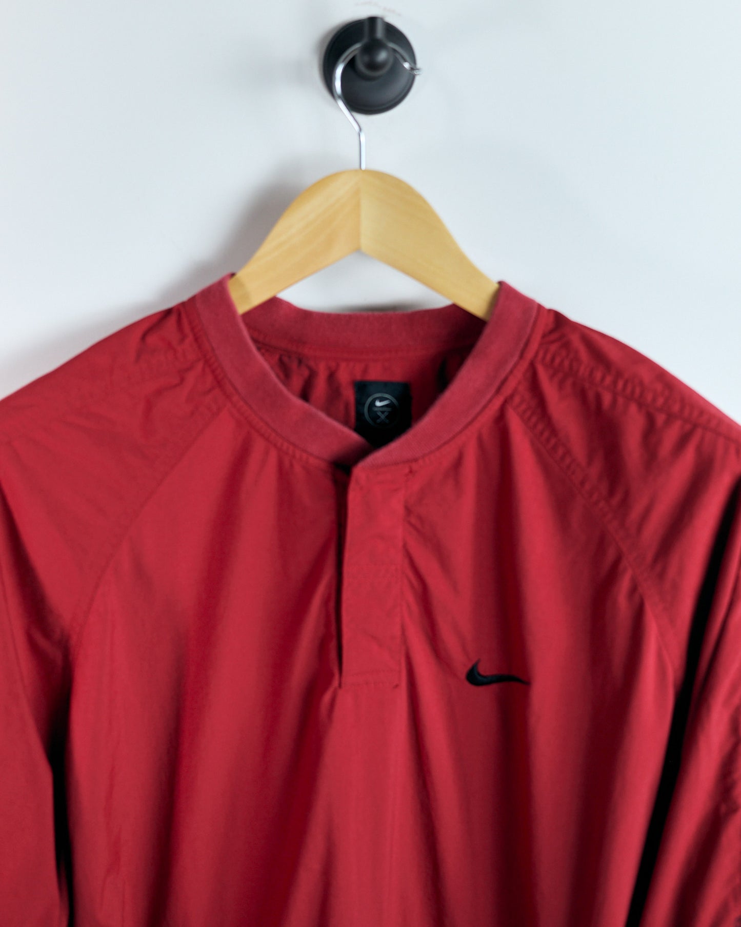 90s Nike Golf Sunday Red Popper Windbreaker Jacket (L)