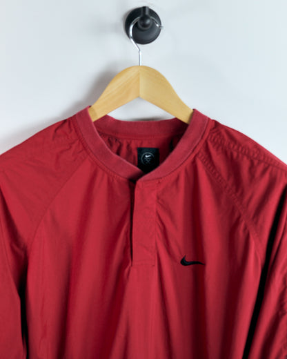 90s Nike Golf Sunday Red Popper Windbreaker Jacket (L)