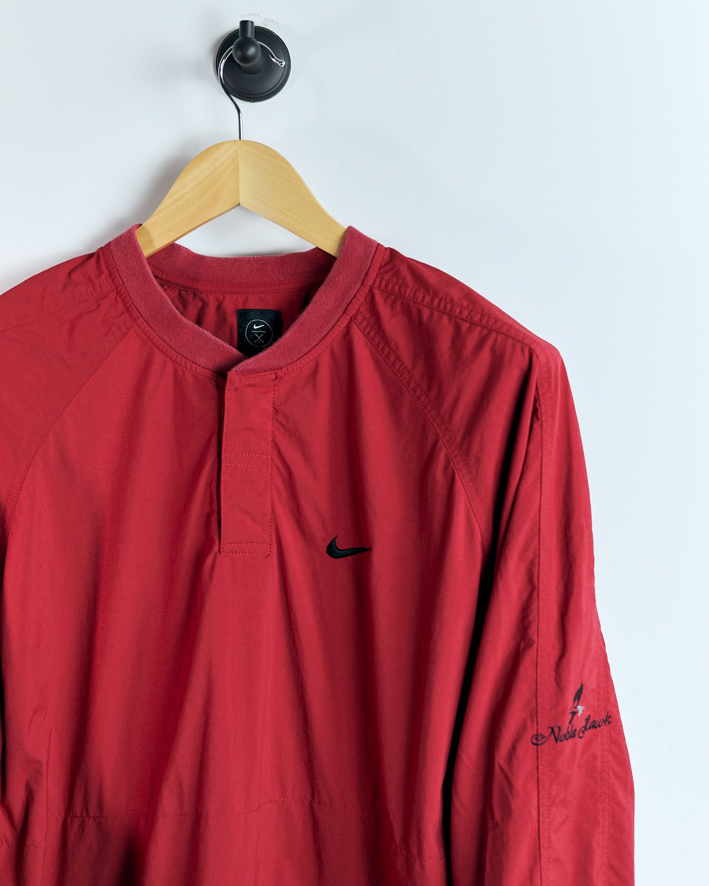 90s Nike Golf Sunday Red Popper Windbreaker Jacket (L)