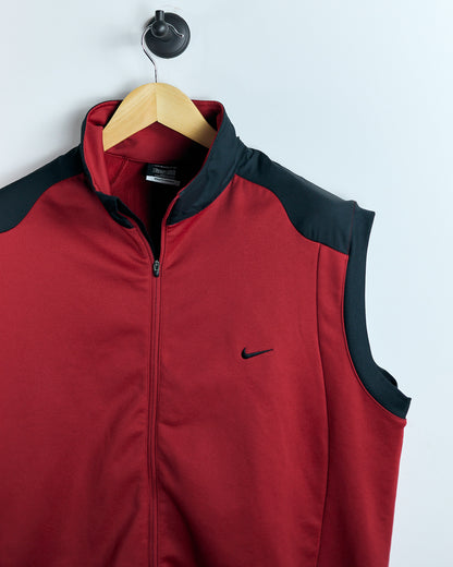 2010s Nike Golf Sunday Red/Black Therma-Fit Gilet (L)