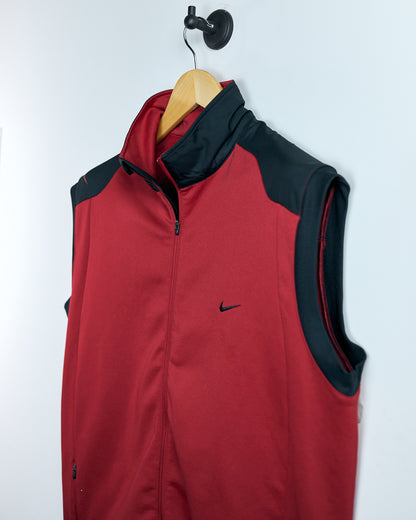 2010s Nike Golf Sunday Red/Black Therma-Fit Gilet (L)