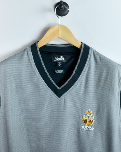 00s Ashworth, Open Championships x Royal Lytham St Annes golf club crest, V Neck Vest (L)