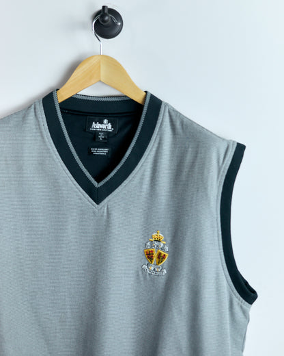 00s Ashworth, Open Championships x Royal Lytham St Annes golf club crest, V Neck Vest (L)