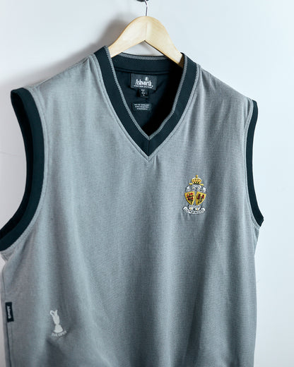 00s Ashworth, Open Championships x Royal Lytham St Annes golf club crest, V Neck Vest (L)