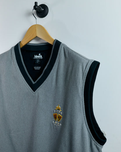 00s Ashworth, Open Championships x Royal Lytham St Annes golf club crest, V Neck Vest (L)