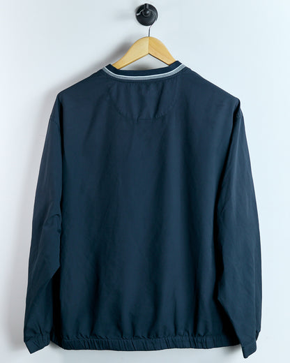 90s Nike Golf Navy Blue V Neck Windbreaker (L)