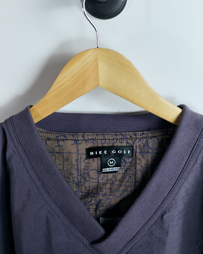 90s Nike Golf Purple V-Neck Windbreaker, super rare (M)
