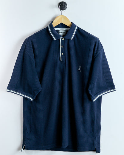 90s Ping Navy Blue Polo (XXL)