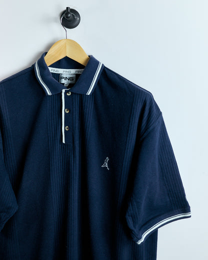90s Ping Navy Blue Polo (XXL)
