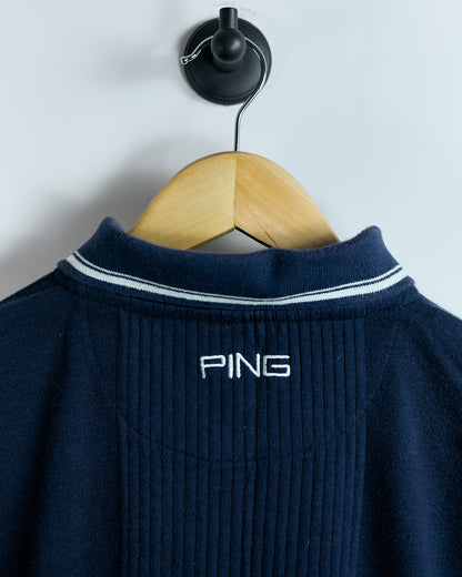 90s Ping Navy Blue Polo (XXL)