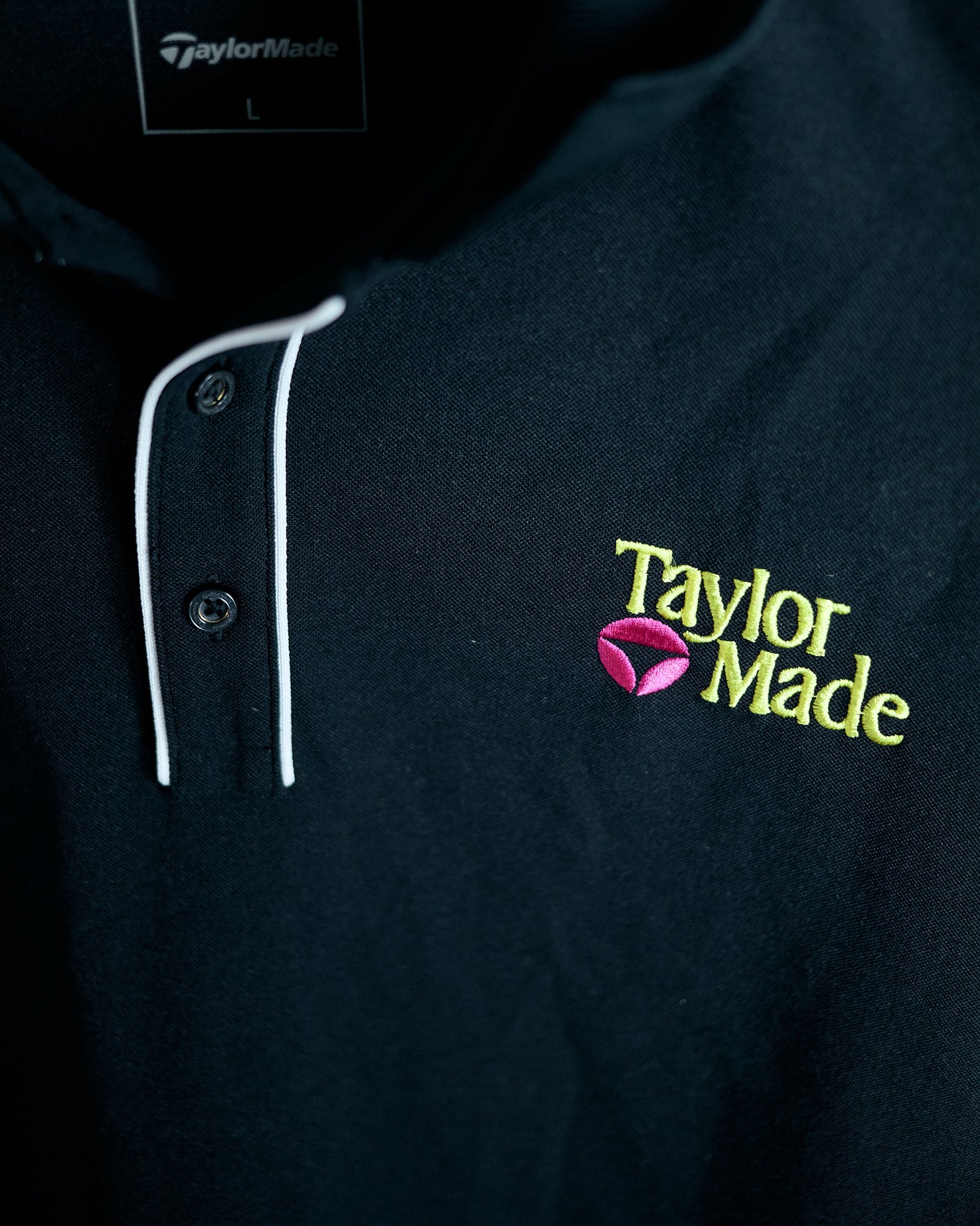 Modern Japan Edition TaylorMade Black Polo (L)