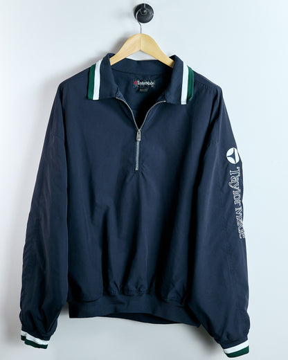 90s TaylorMade Blue Quarter Zip Windbreaker (XL)