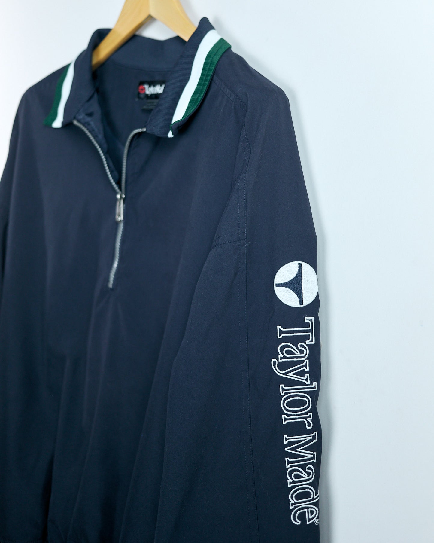 90s TaylorMade Blue Quarter Zip Windbreaker (XL)