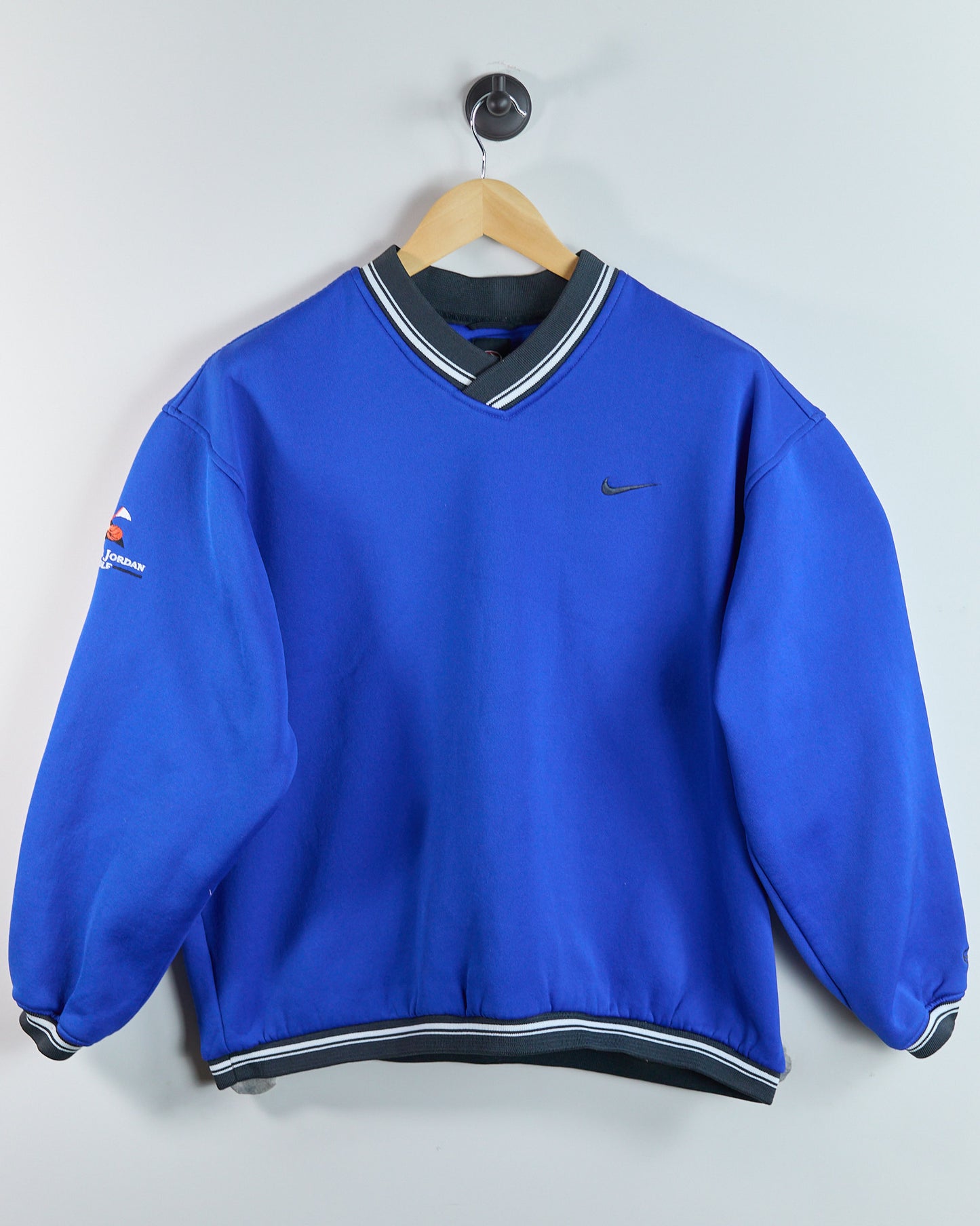 Early 90s Michael Jordan Golf x Nike Golf Yin Yang Blue/Black Jumper (XL)
