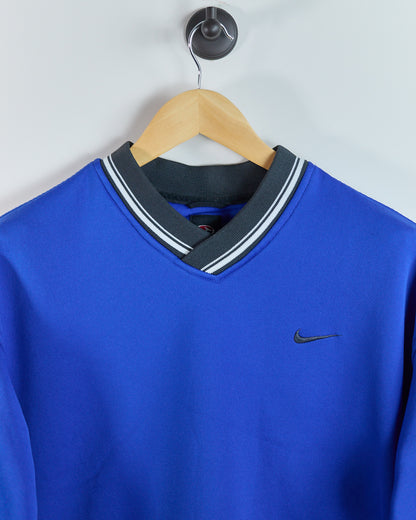 Early 90s Michael Jordan Golf x Nike Golf Yin Yang Blue/Black Jumper (XL)