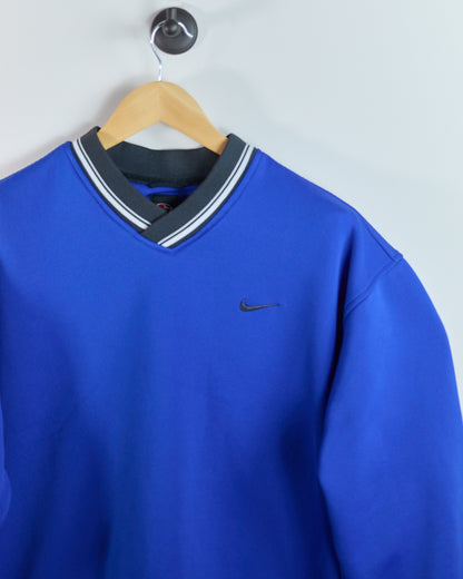 Early 90s Michael Jordan Golf x Nike Golf Yin Yang Blue/Black Jumper (XL)