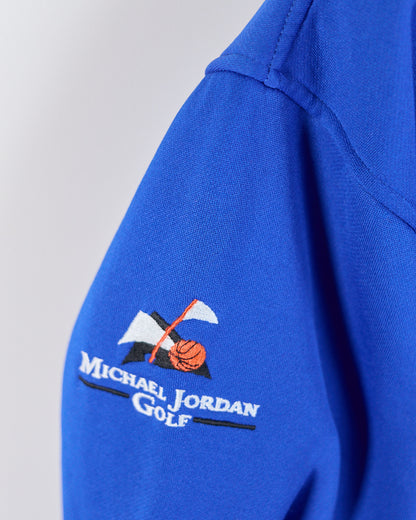 Early 90s Michael Jordan Golf x Nike Golf Yin Yang Blue/Black Jumper (XL)