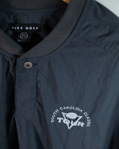 90s Nike Tour Golf Grey Long Sleeve Windbreaker (XL)