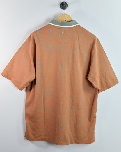 90s Nike Golf Orange/Grey Polo - new with tags (XL)