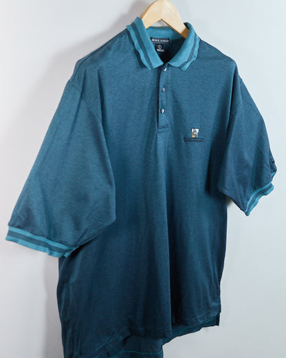 90s Nike Golf Turquoise Polo, Quail Hollow Logo Polo (L)