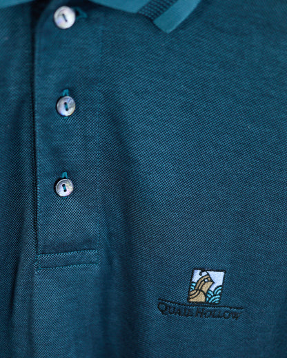 90s Nike Golf Turquoise Polo, Quail Hollow Logo Polo (L)