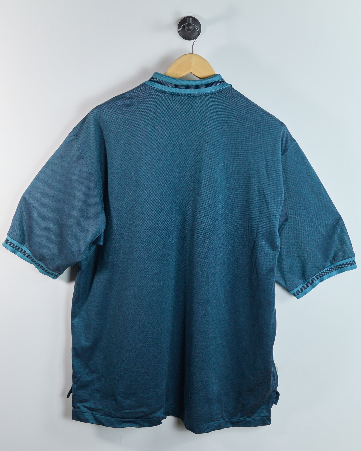 90s Nike Golf Turquoise Polo, Quail Hollow Logo Polo (L)