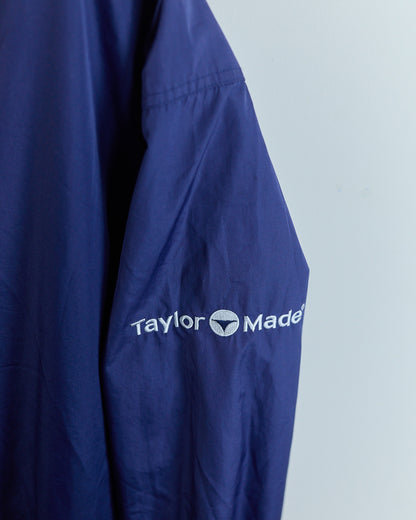90s TaylorMade Blue/White V Neck Windbreaker (XL)