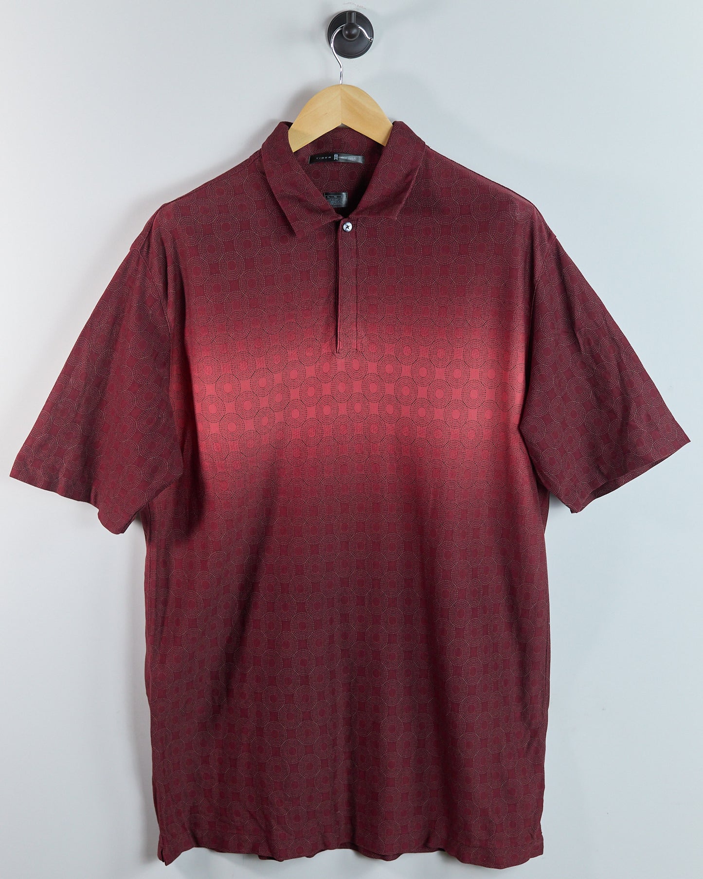 Early 00s Nike Golf Red/Black Polo (XL)