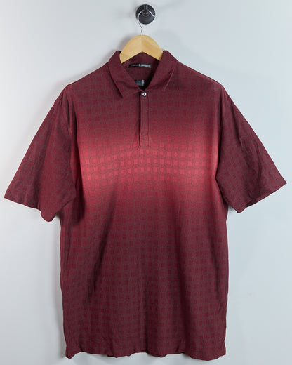 Early 00s Nike Golf Red/Black Polo (XL)