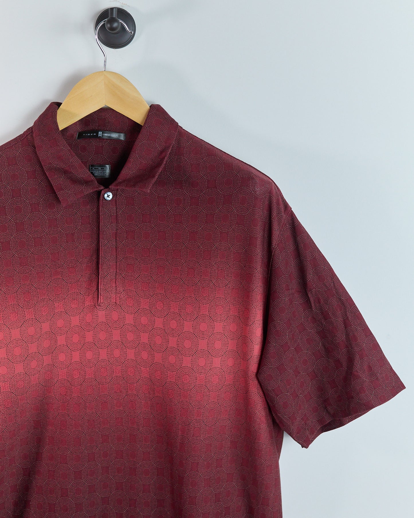 Early 00s Nike Golf Red/Black Polo (XL)