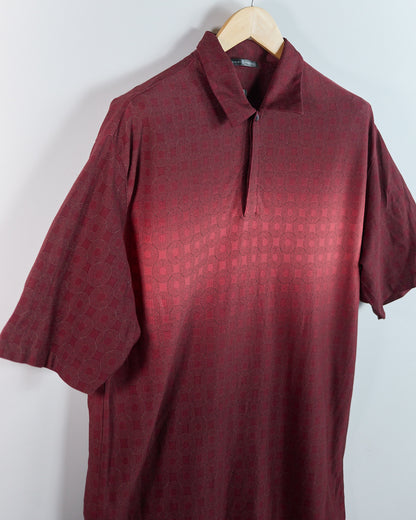 Early 00s Nike Golf Red/Black Polo (XL)