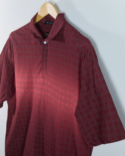 Early 00s Nike Golf Red/Black Polo (XL)