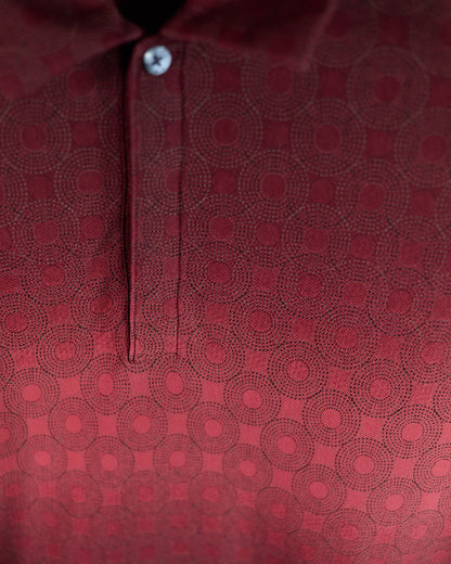 Early 00s Nike Golf Red/Black Polo (XL)