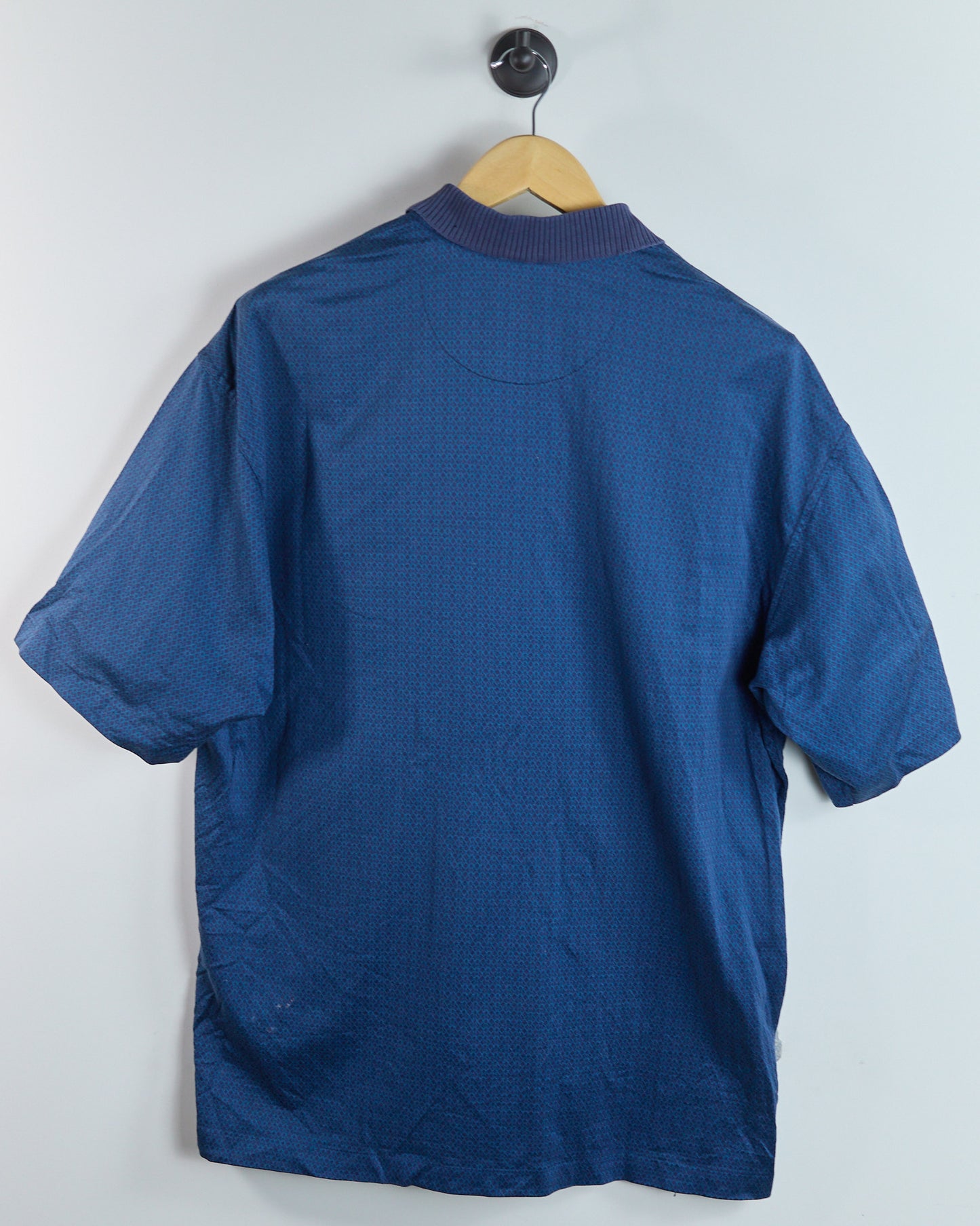 90s Nike Golf Blue Pattern Polo (XL)
