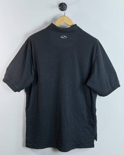 90s Nike Golf Yin Yang logo Charcoal/Black Polo (XL)