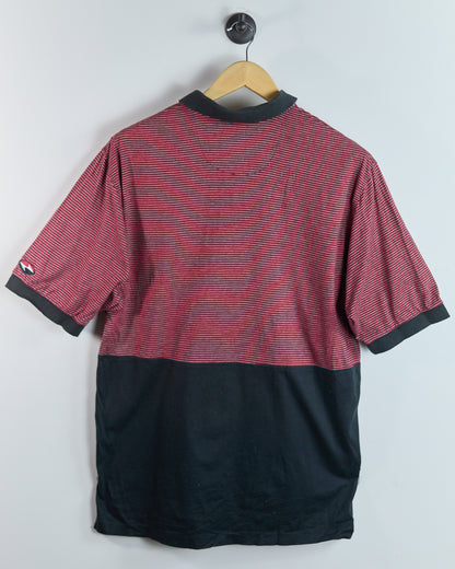 90s Nike Golf Black and Red Yin Yang Polo (L)