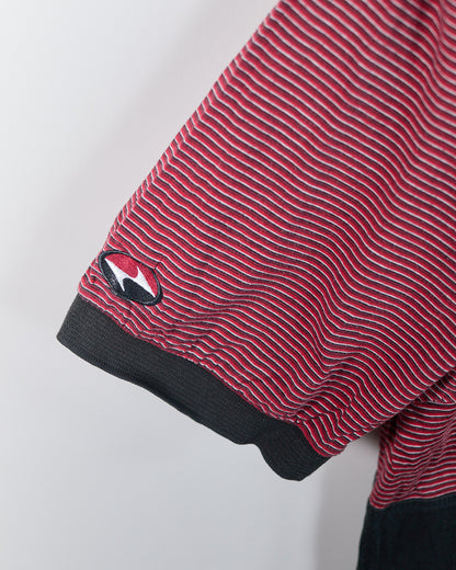 90s Nike Golf Black and Red Yin Yang Polo (L)