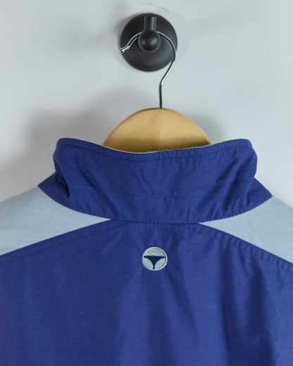 90s TaylorMade Blue/Grey Quarter Zip Windbreaker (XL)