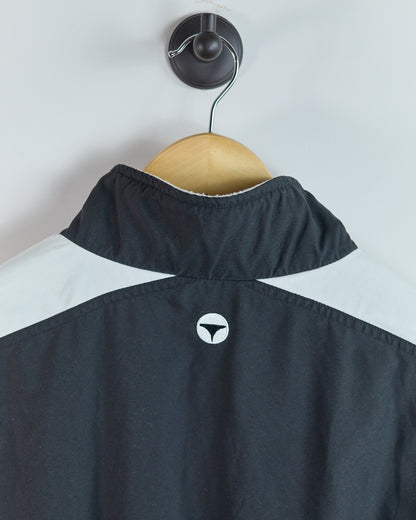 90s TaylorMade Black/White Half Zip Windbreaker (XL)