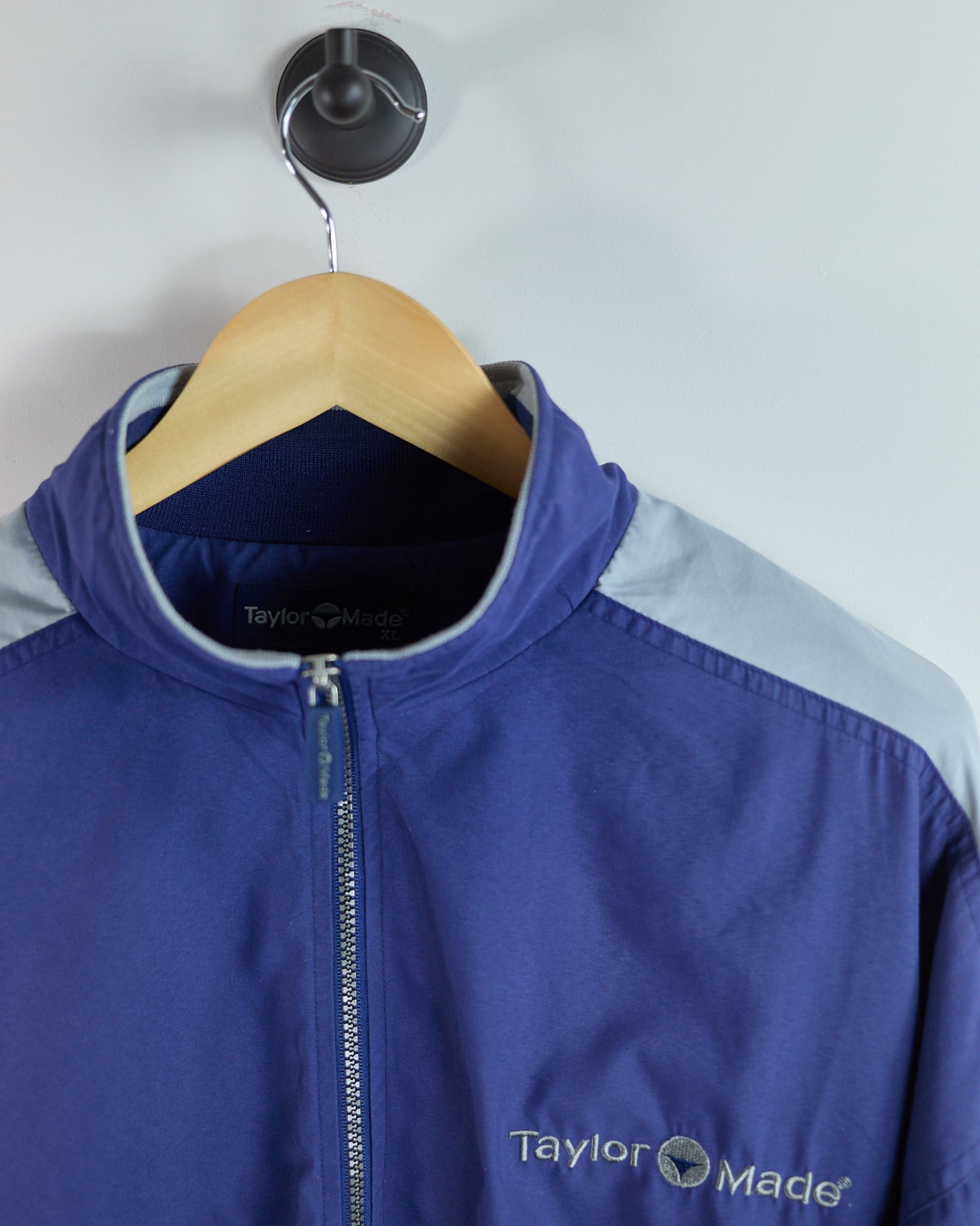 90s TaylorMade Blue/Grey Half Zip Windbreaker (XL)