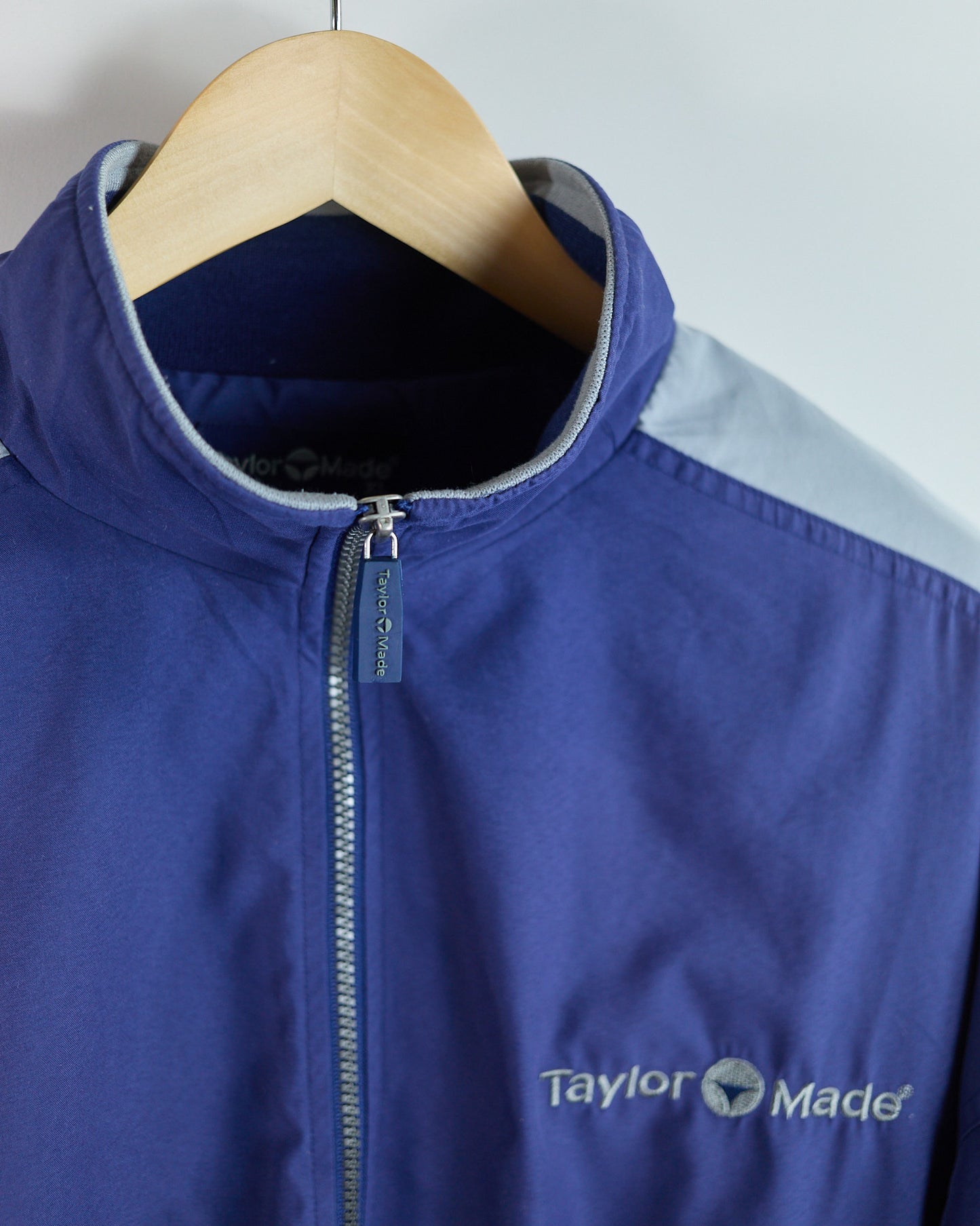 90s TaylorMade Blue/Grey Half Zip Windbreaker (XL)