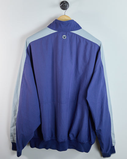 90s TaylorMade Blue/Grey Half Zip Windbreaker (XL)